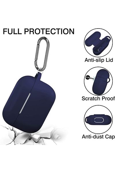 erorex غطاء حماية Airpods Pro 2 و Airpods Pro 1St مع سلسلة مفاتيح، واقي قوي مقاوم للصدمات ومتوافق
