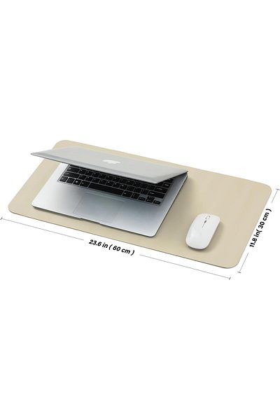 erorex Compact Leather Desk Mat Small Non Slip Pu Desk Pad For Office And Home Desk Organization And