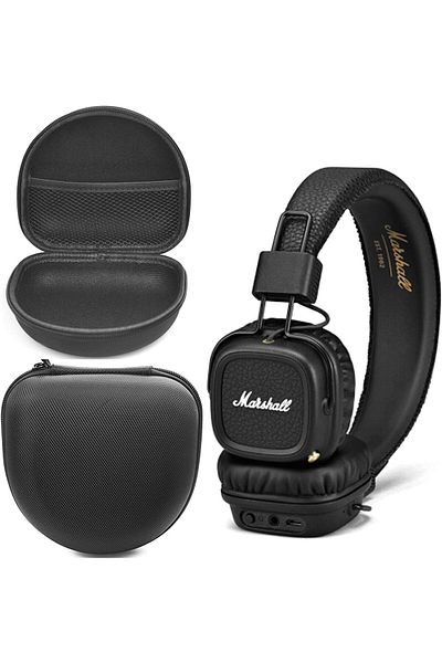 erorex جراب صلب متوافق مع Jbl Go3 Eva Case للحماية والاستخدام الخارجي، أسود مع بطانة رمادية