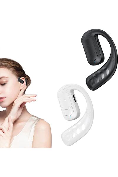 erorex سماعات أذن لاسلكية True Connect من الجيل الثالث Ip H950 مع جراب سيليكون وحبل في الأذن