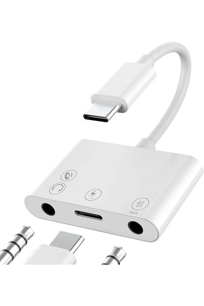 erorex موزع صوت 4 قطع موزع AUX محول Y 3.5 مم ذكر إلى 2
