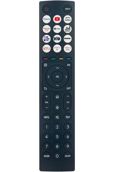erorex جهاز تحكم عن بعد بديل En2Bs27H متوافق مع تلفزيون Hisense مقاس 43R6 و50R6 و55R6 و65R6 و55R5 و50R5