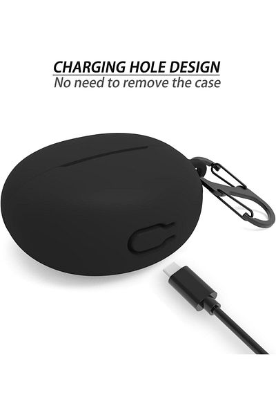 erorex جراب شفاف بقفل متوافق مع جراب Samsung Galaxy Buds 3 و Galaxy Buds 3 Pro للحماية الكاملة