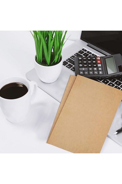 erorex A4 Kraft Paper Files Folders Kraft Paper Business Project Folder Holder Square Cut Folders With