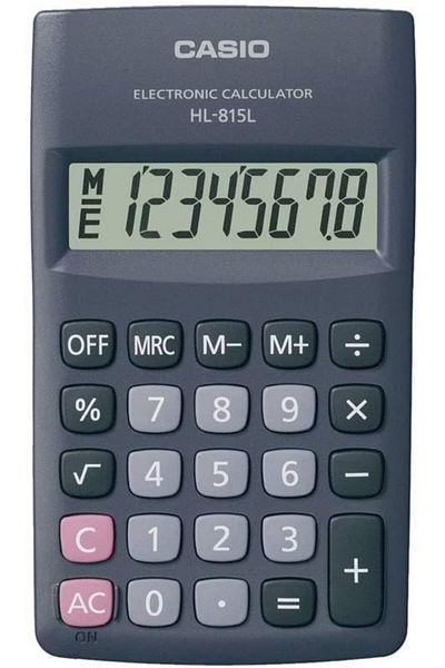 erorex Hl 815L Calcolatrice Tascabile يعرض 8 Cifre مع Radice Quadrata