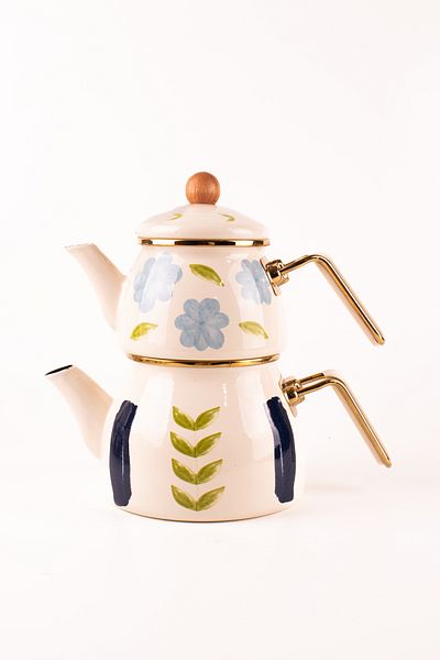 EMAYlab Bloom Enameled Teapot