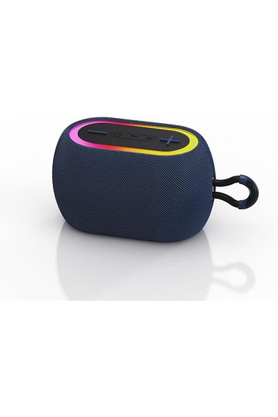 erorex مكبر صوت محمول لاسلكي بتقنية البلوتوث: صندوق موسيقى بوم مقاوم للماء بدرجة Ipx5 مع ضوء ديسكو
