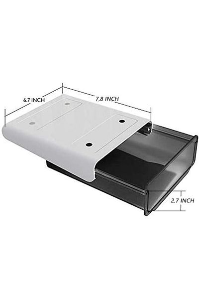 erorex Self Adhesive Under Desk Drawer Slide Out Add A Drawer Under Desk Under Mount Desk Drawer Office