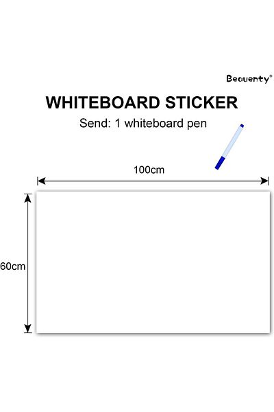 erorex Self Adhesive Whiteboard Sticker Removable Wallpaper For Home Office Classroom Portable Dry Erase