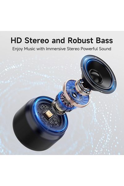 erorex Bluetooth Speaker Portable Ip67 Waterproof And Dustproof Speaker With Led Lights 15W Stereo Sound