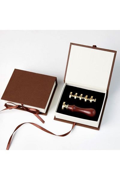 erorex Sealing Wax Stamp Set Stamp Head Gift Set Sealing Wax Stamp Set Envelope Sealing Wax Fire Paint Wax