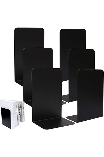 erorex Book Ends Bookends For Shelves Premium Book Ends For Heavy Books Metal Book Shelf Holder Home