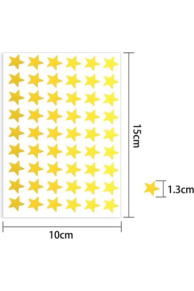 erorex Star Sticker Sheet 2700Pcs Star Reward Stickers Self Adhesive Star Stickers For Home School Diy And