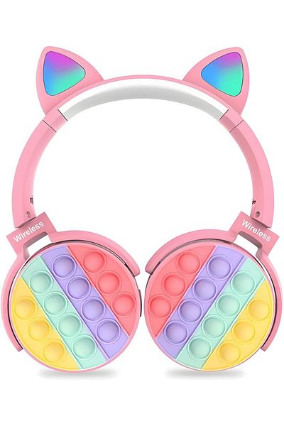 erorex Rgb Gaming Headset Stand With 3.5Mm Aux And 2 Usb Ports Touch Control 10 Lighting Modes Headset