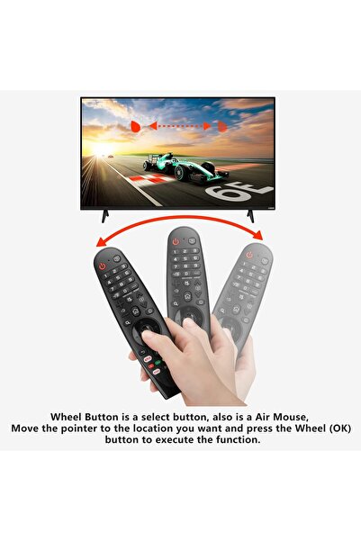 erorex جهاز تحكم عن بعد بديل لتلفزيون إل جي الذكي مع وظيفة العجلة السحرية، طراز Mr20Ga متوافق مع
