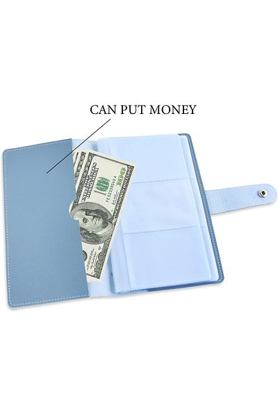 erorex Business Card Holder Pu Leather Credit Cards Protector Business Card Book Case Organization Binder