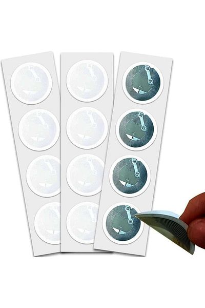 erorex Nfc Cards Patch 50Pcs Nfc Tags Nfc Stickers Ntag216 Rewritable Nfc Tag Nfc Coin Cards Compatible