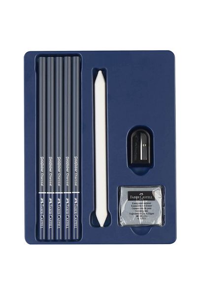 Faber Castell Faber-Castell 8 Piece Drawing Charcoal Set