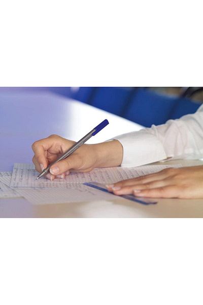 erorex قلم تحديد دقيق مثلثي من تريبلس 0.3 مم أزرق St 334 03