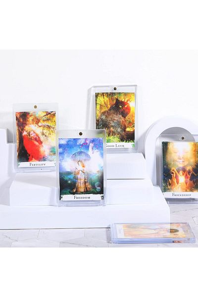 erorex 10 Pieces Magnetic Card Holder 35Pt Magnetic Card Holders Baseball Card Protector Acrylic Card