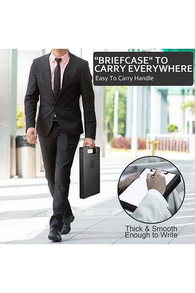 erorex Heavy Duty Clipboard With Storage And Handle Plastic Storage Clipboard Compartments Built In Pen
