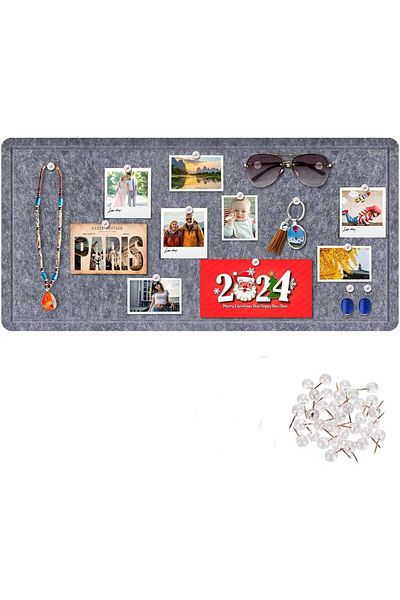 erorex Foldable Large Felt Bulletin Board Folding Cork Board Alternative For Schedules Decorative Picture