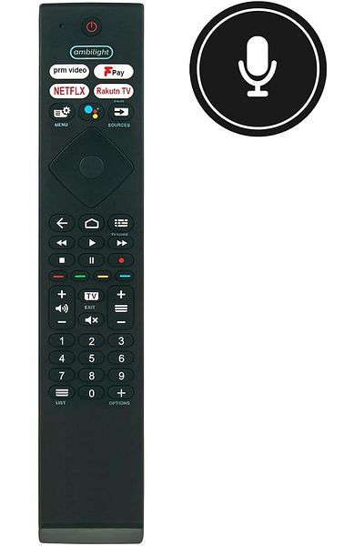 erorex En3A70 Voice Replaced Remote Control Fit For Hisense Smart Tv Oled 4K Tv H55O8Buk