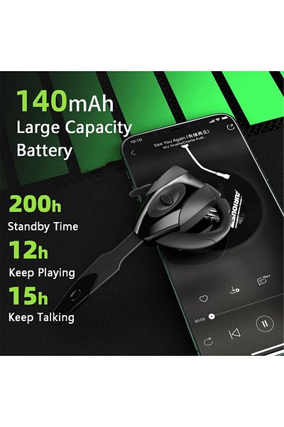 erorex True Wireless Earphones Bowie E3 White