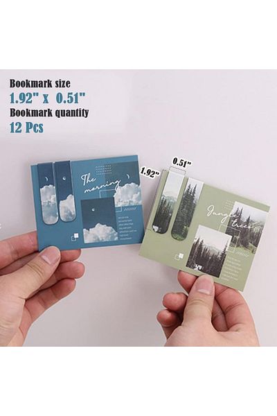 erorex Magnetic Bookmarks Magnet Page Markers Magnetic Page Clip For Students Teachers Fun Book Marks For