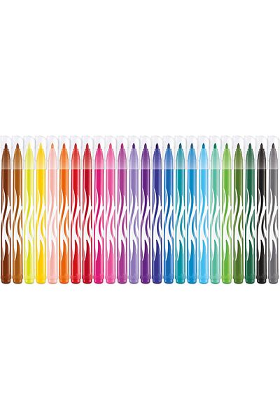 erorex Jungle Felt Tip Pen Set 24 Piece Multicolour