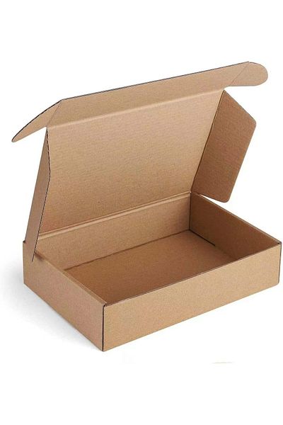 erorex Small Brown Small Corrugated Cardboard Boxes For Mailing Packing Mailer 9.8Inx8Inx2.8In Pack Of 10