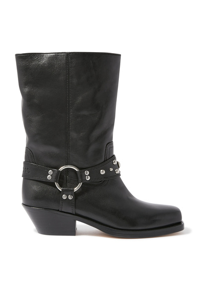 ISABEL MARANT Yüksek Topuklu Deri Kovboy Çizmesi