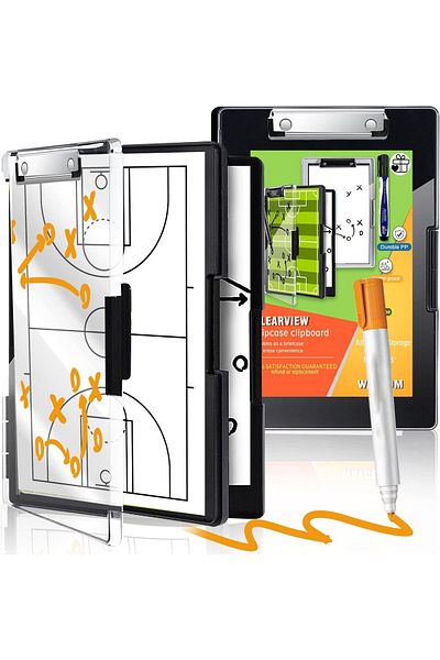 erorex Heavy Duty Clipboard With Storage 34 Inch X24 Inch 2 Compartments Includes Dry Erase Pen And Coach