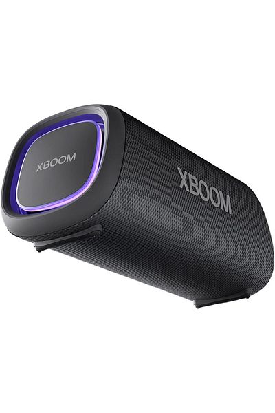 erorex مكبر صوت Xg8T Xboom Go بقوة 120 واط ومقاس 8 بوصات، مزود بإضاءة استوديو، IP67، عمر بطارية يصل إلى 15 ساعة