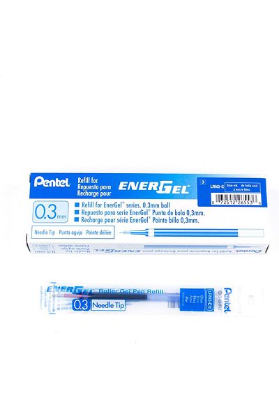 erorex Refill Ink For Energel Rtx Retractable Gel Pen Extra Fine Point Needle Tip 12 Pack 0.3Mm Blue Lrn3 C