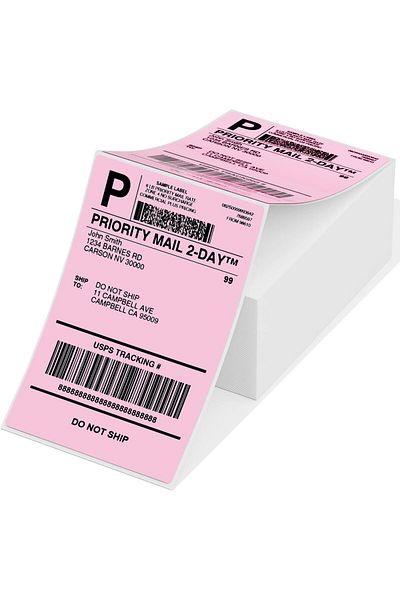 erorex 241Bt Labels Packs Of 500 4X6 Per Fan Fold Thermal Labels Compatible With 241Bt D520Bt B246D Label