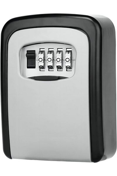 erorex 4 Digit Key Lock Box Outdoor Waterproof Hidden Wall Mounted Key Safe Key Storage Lock Box For House
