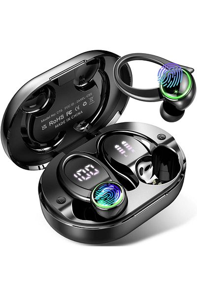 erorex Wireless Bluetooth 5.3 Earbuds With Led Display 128H Playtime Ip7 Waterproof & 4 Enc Noise