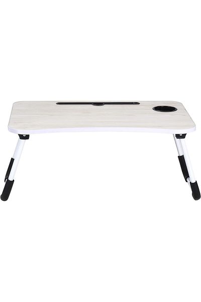 erorex Laptop Desk Adjustable Table With Stand For Notebook Ipad Tablets Cup Holder With Small Drawer For
