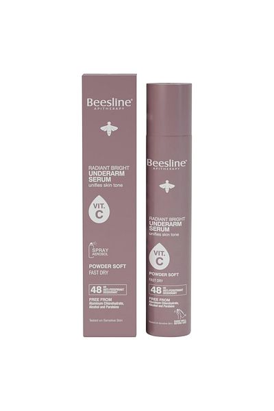 Beesline Radiant White Underarm Serum Powder Soft 150ml