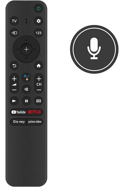 erorex En3A70 Replaced Voice Remote Control Applicable For Hisense Oled 4K Tv He100Ln60D 100Ln60 H80Lsail
