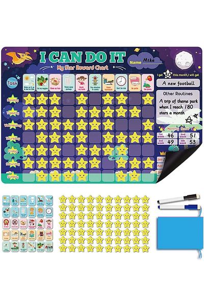 erorex Magnetic Reward Chart Kids Daily Routine Responsibility Chore Chart For Kids Kids Chore Chart With