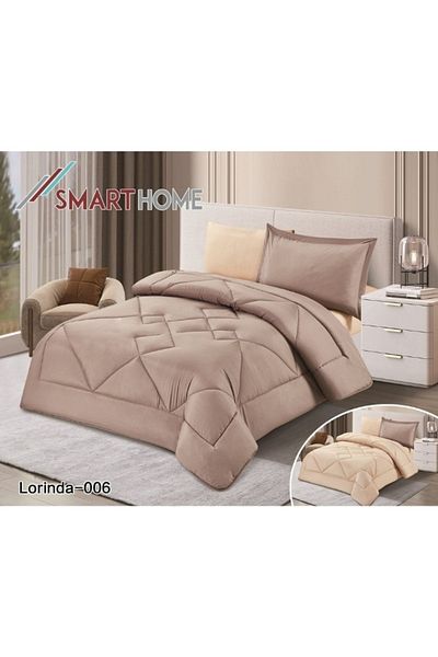 smart home Comforter set, double-sided mattress consisting of 4 pieces, comforter 4 pieces, 100% microfiber