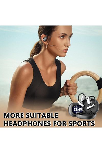 erorex Bone Conduction Bluetooth 5.3 Headphones Open Ear Waterproof Wireless Headphones With Noise