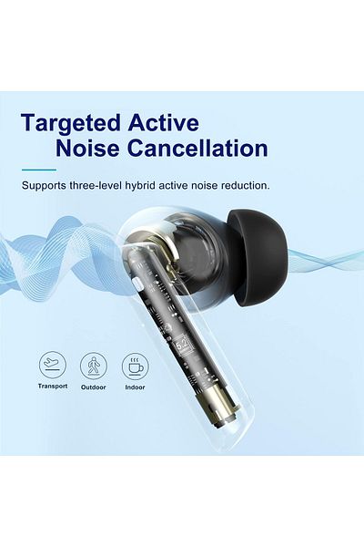 erorex T1C Bluetooth 5.0 Tws Headphones Bluetooth Wireless Headset Sweatproof Nose Cancellation Mini