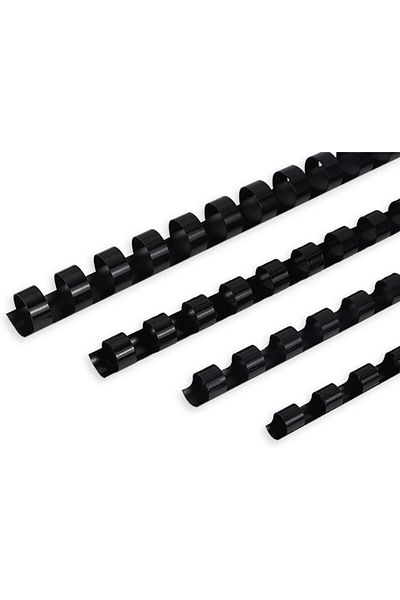 erorex Binding Combs High Quality Reusable Mix Of 21 Ring Sizes. Black Color A4 Size Multi Diameter: 6Mm