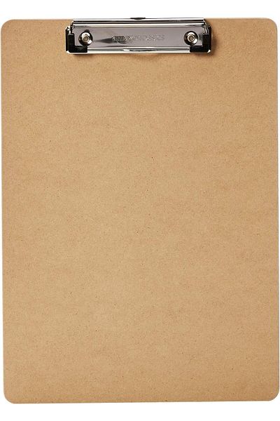 erorex Hardboard Clipboard 6 Pack Brown