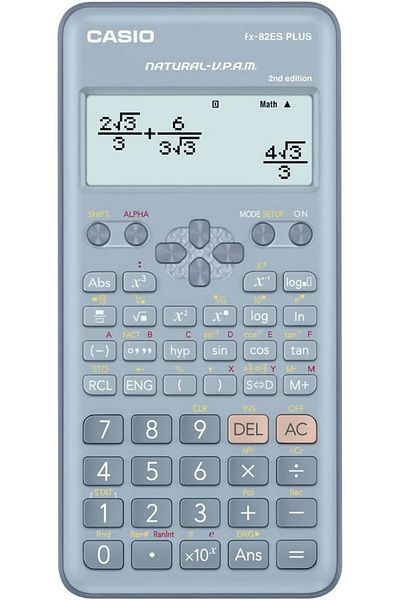 erorex Standard Scientific Calculators Non Programmable 10 + 2 Digits 252 Functions Blue Color Fx 82Esplus
