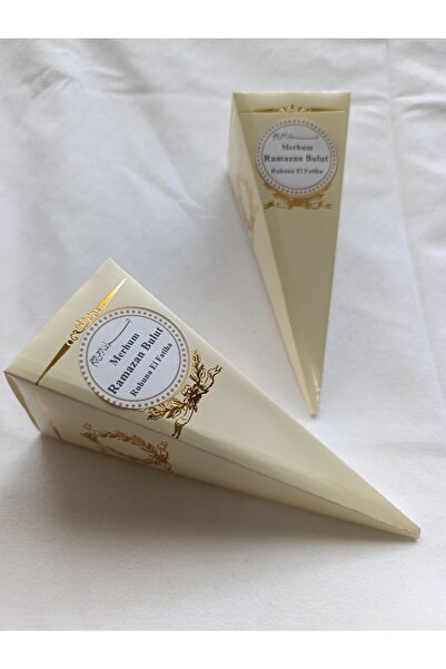 SuNaz Mevlüt Şekeri mevlid hediyesi Vefat Mevlüt Akide Şekeri Krem Gold Varaklı 50grx 10