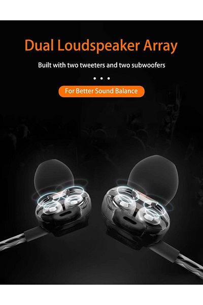 erorex 【عبوة من قطعتين】 سماعات أذن سلكية Ti3 بمنفذ USB من النوع C مزودة بميكروفون لهاتف Samsung S20